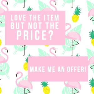 All reasonable offers accepted!